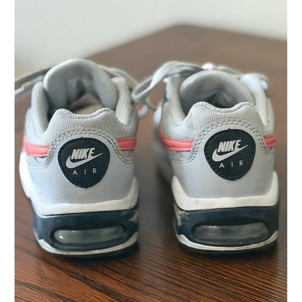 Nike Air Max Ivo GS Grey Crimson Red Kids Running Shoes Sneakers 11C 580371-003